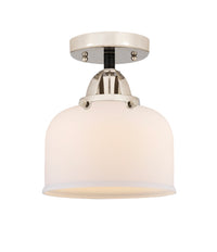 Nouveau Semi-Flush Mount Brushed Satin Nickel