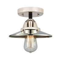 Nouveau Semi-Flush Mount 2 Cast Brass
