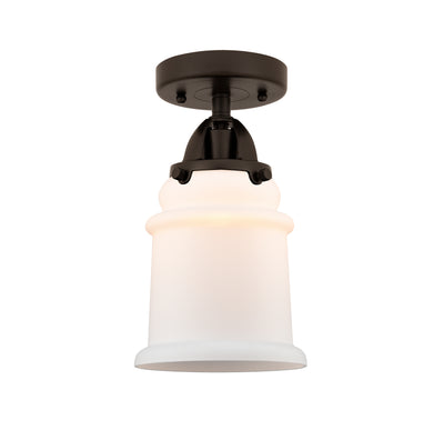 Nouveau Semi-Flush Mount Brushed Satin Nickel