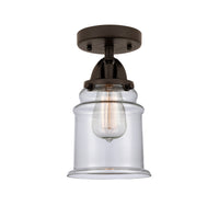 Nouveau Semi-Flush Mount Brushed Satin Nickel