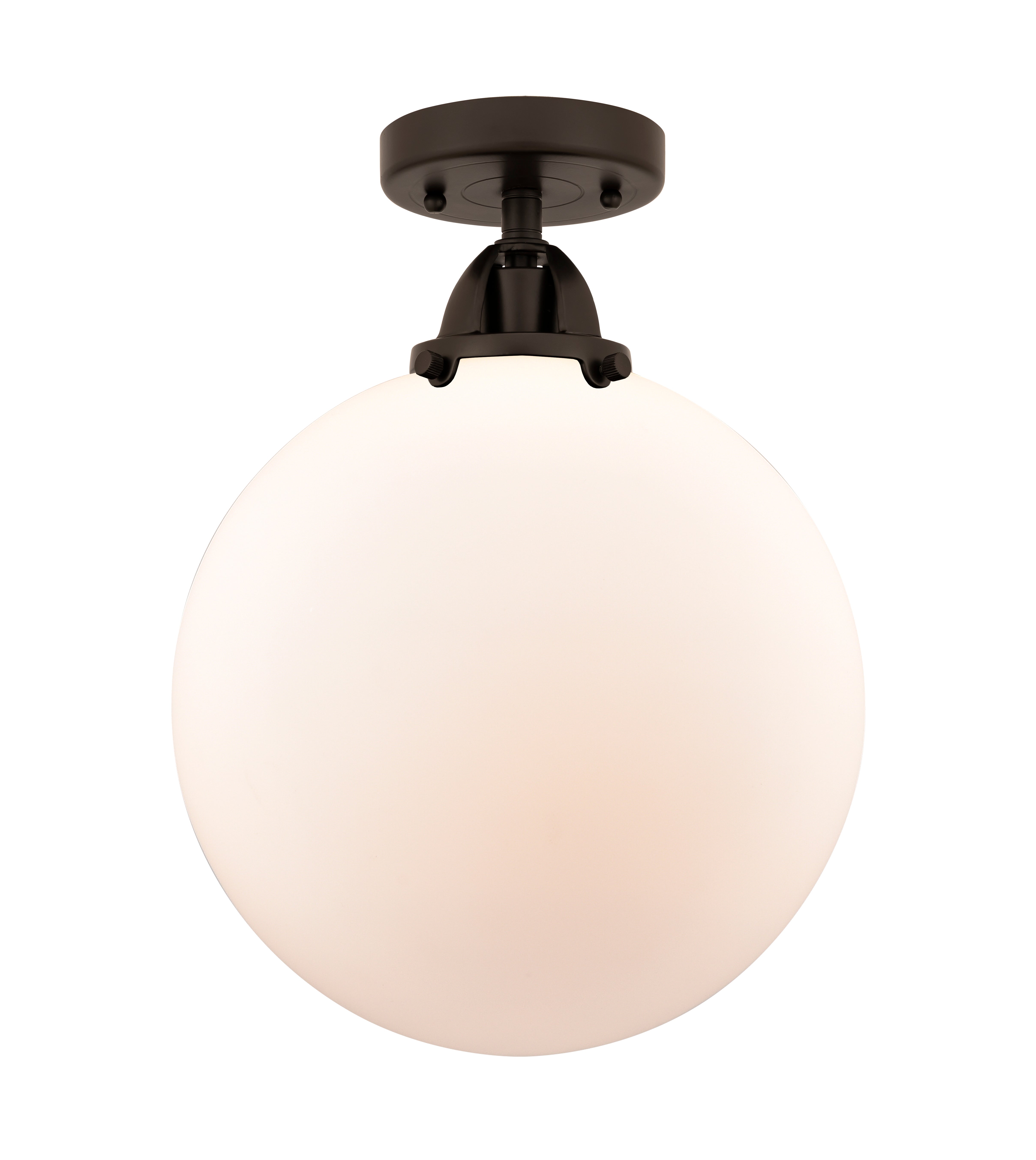 Nouveau Semi-Flush Mount Brushed Nickel