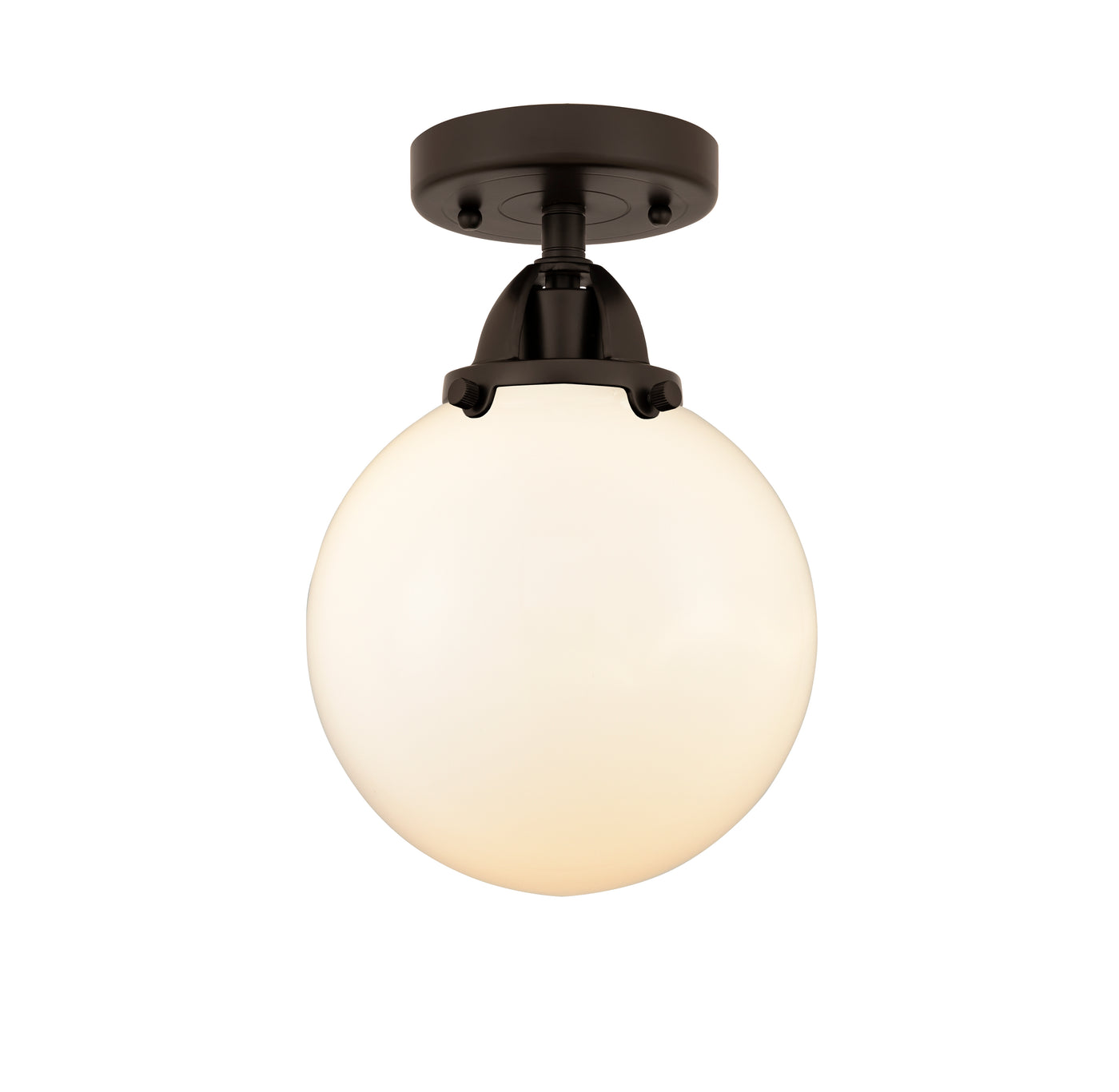 Nouveau Semi-Flush Mount Brushed Nickel