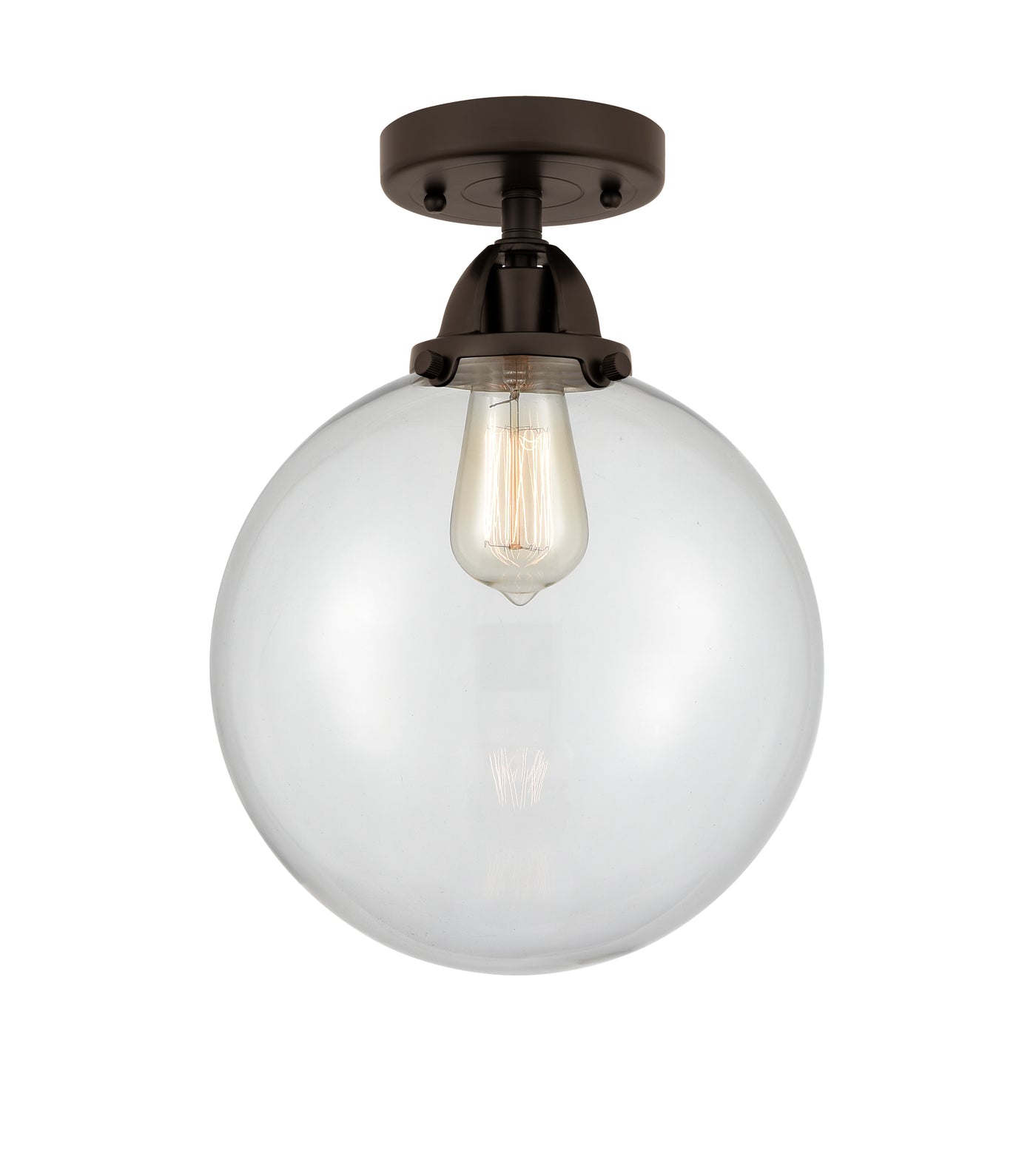 Nouveau Semi-Flush Mount Brushed Nickel