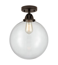 Nouveau Semi-Flush Mount Brushed Satin Nickel