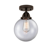 Nouveau Semi-Flush Mount Brushed Nickel