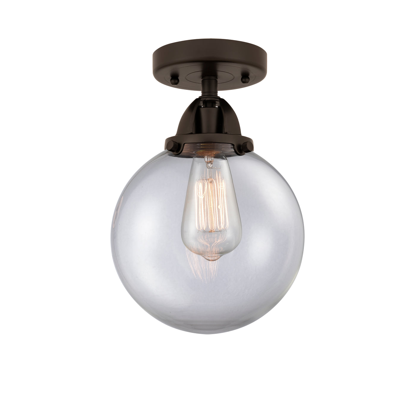 Nouveau Semi-Flush Mount Brushed Nickel