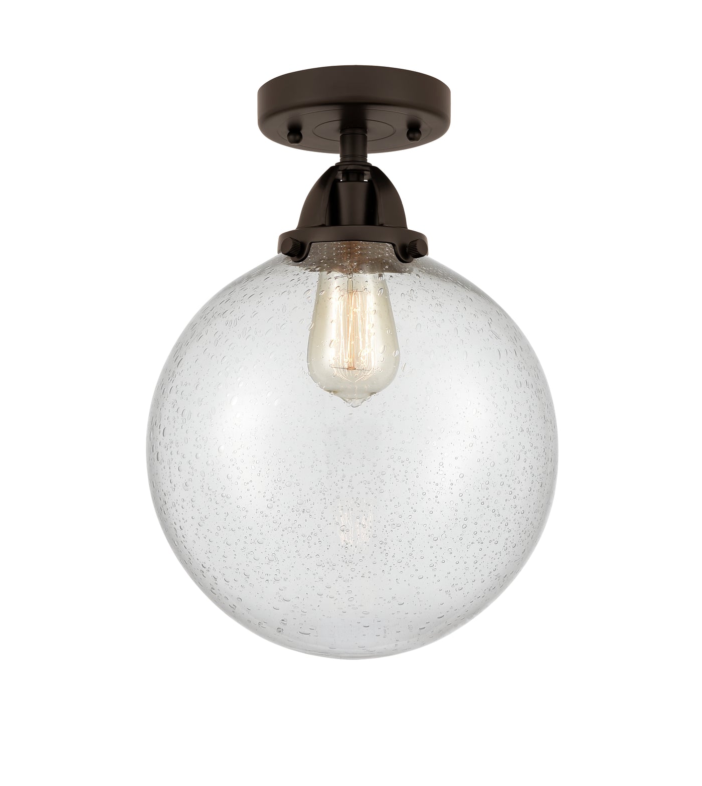 Nouveau Semi-Flush Mount Brushed Nickel