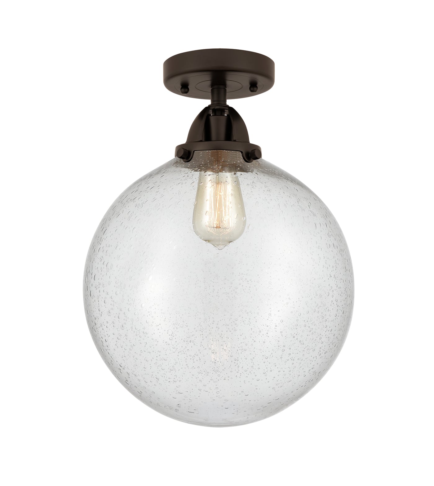 Nouveau Semi-Flush Mount Brushed Nickel