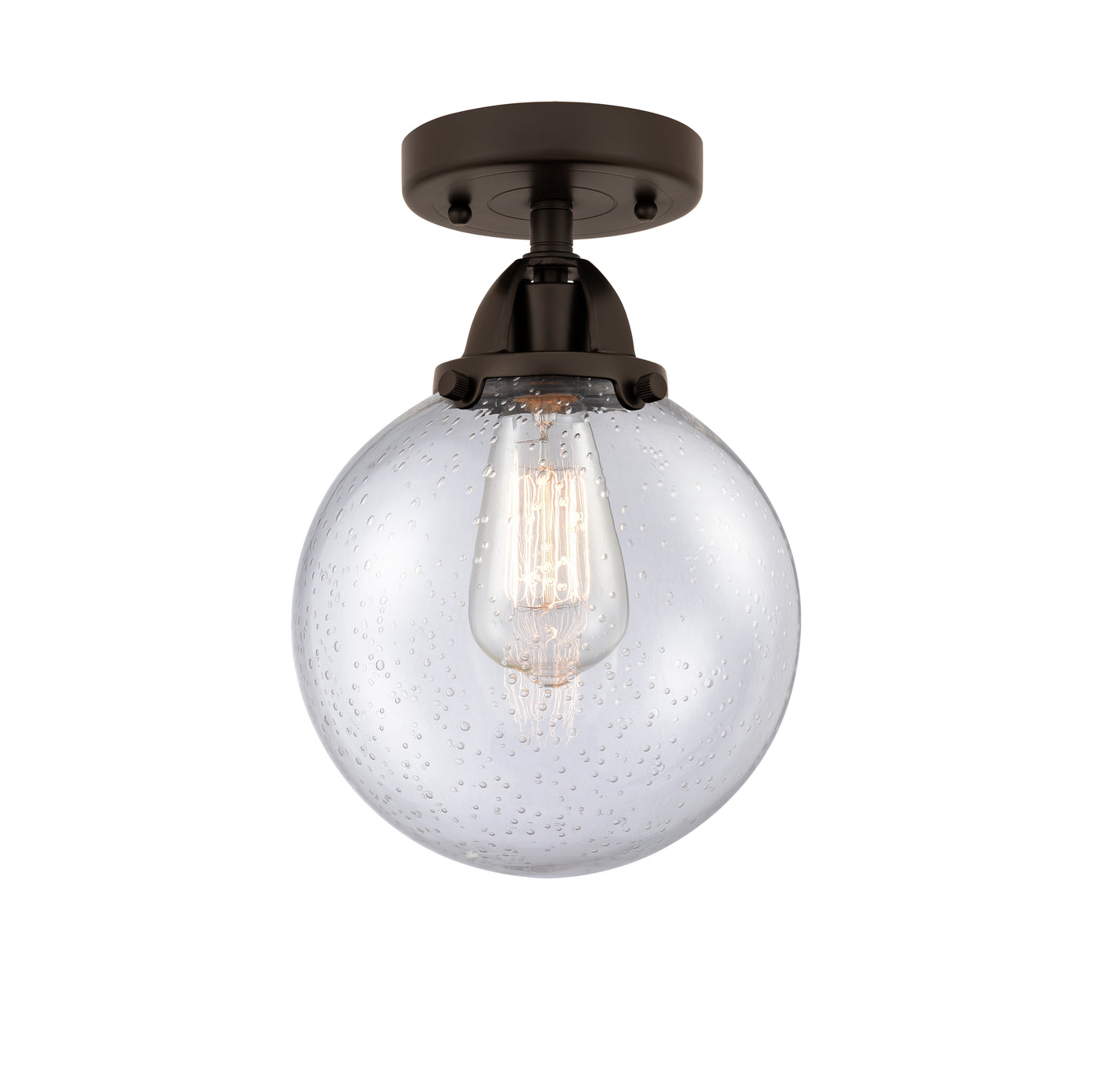Nouveau Semi-Flush Mount Brushed Nickel