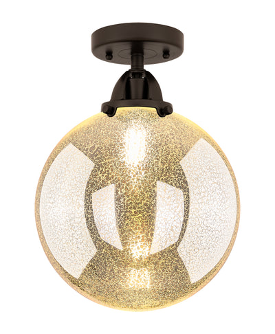 Nouveau Semi-Flush Mount Brushed Satin Nickel