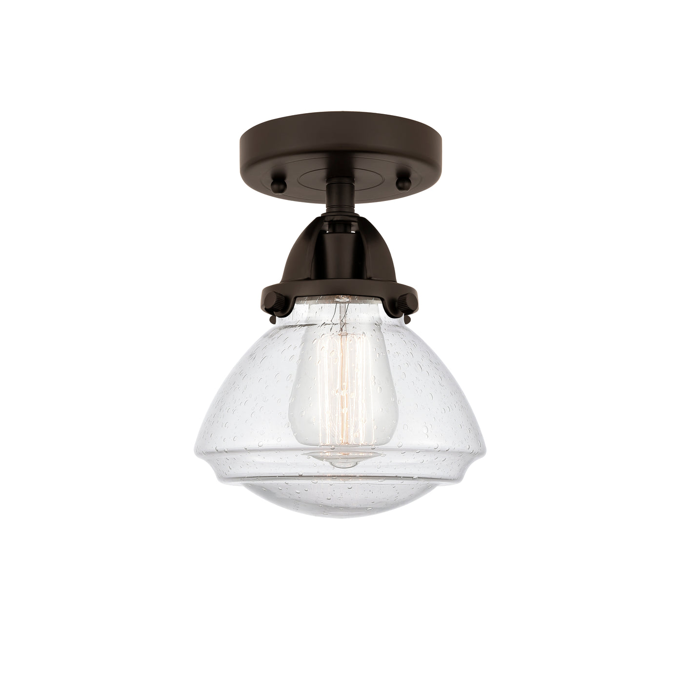Nouveau Semi-Flush Mount Brushed Nickel