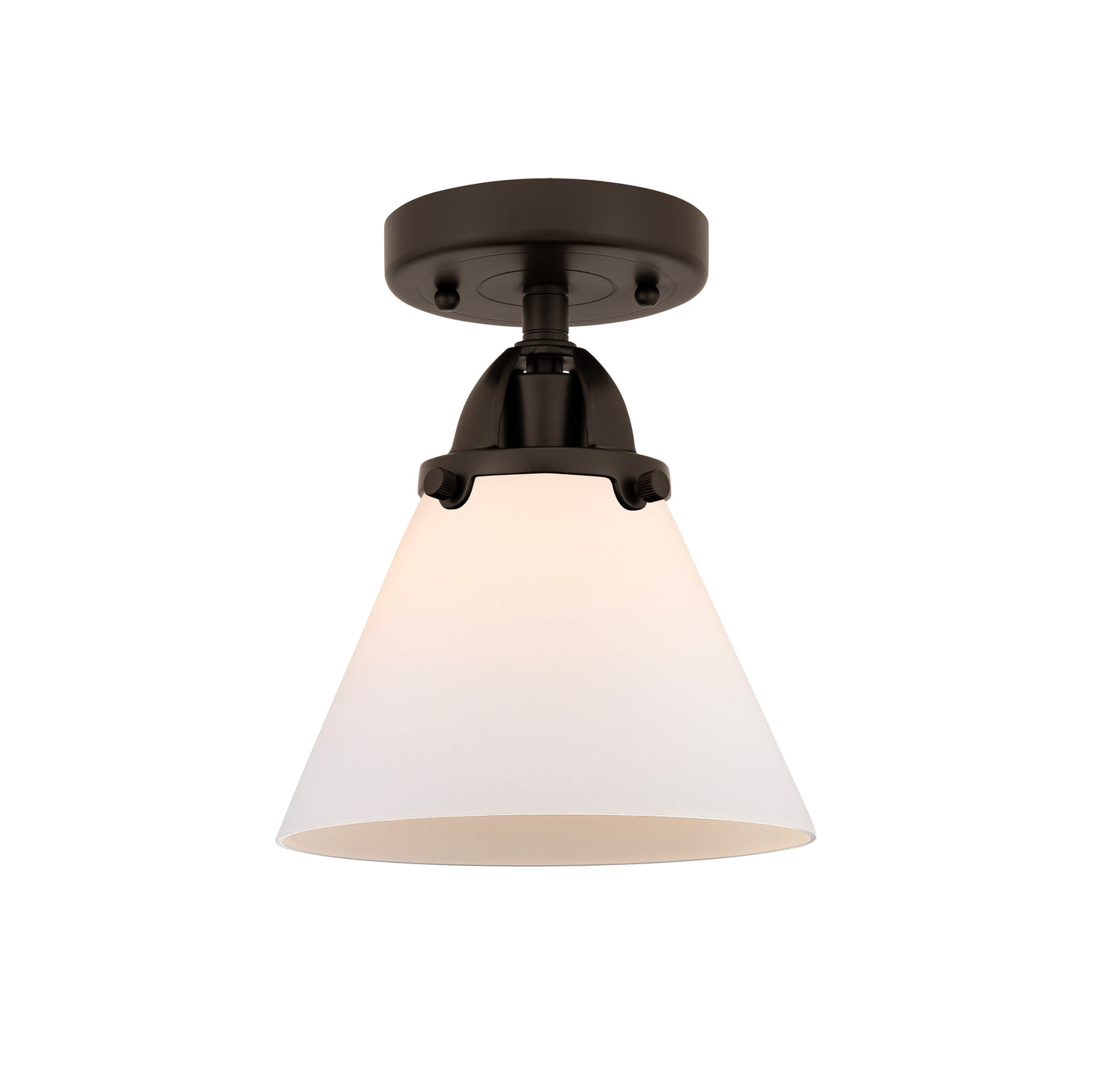 Nouveau Semi-Flush Mount Brushed Nickel