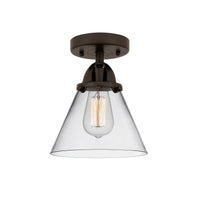 Nouveau Semi-Flush Mount Brushed Nickel