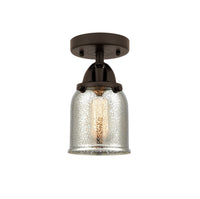 Nouveau Semi-Flush Mount Brushed Satin Nickel