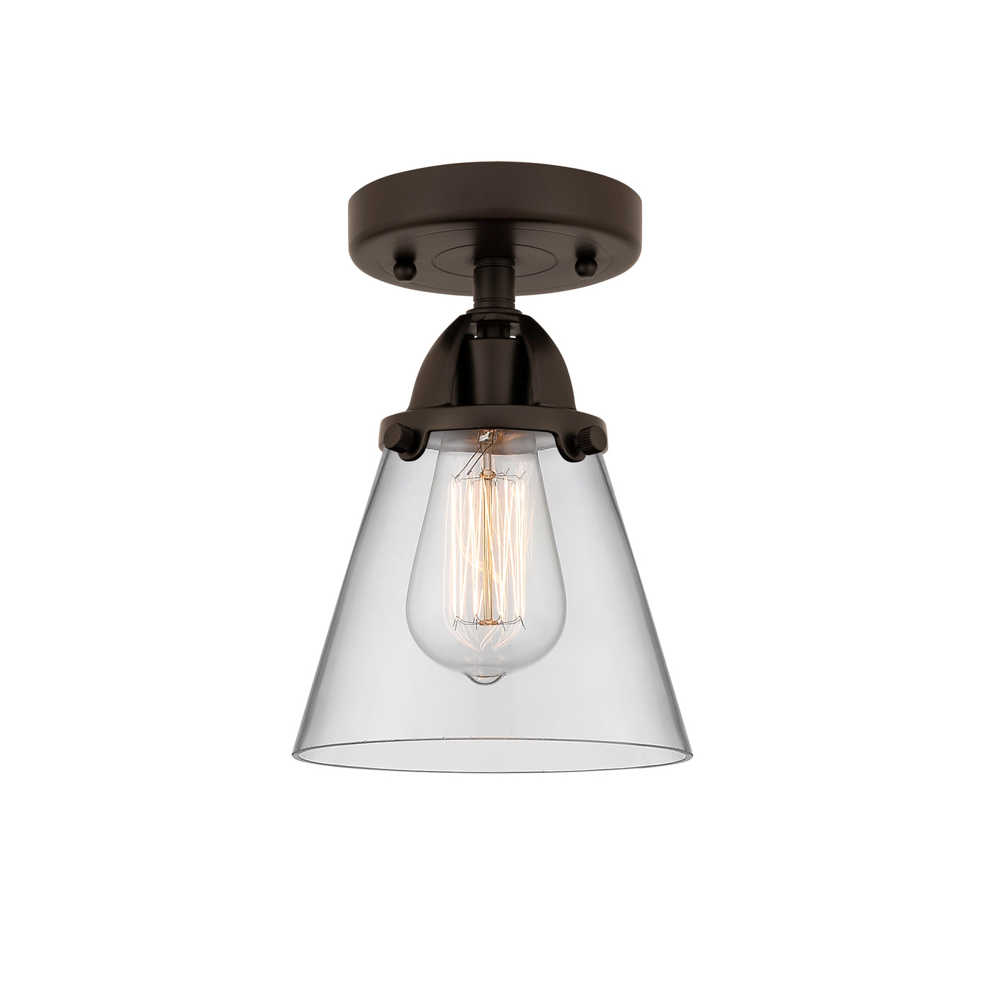 Nouveau Semi-Flush Mount Brushed Nickel