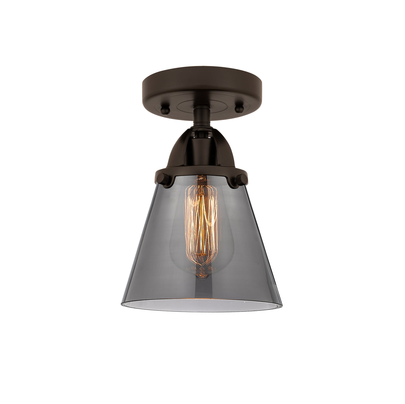 Nouveau Semi-Flush Mount Brushed Nickel