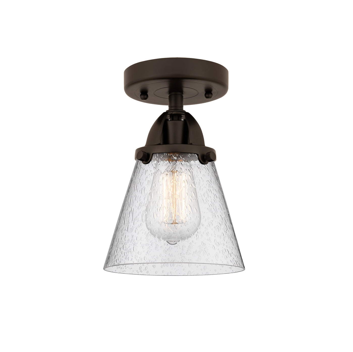 Nouveau Semi-Flush Mount Brushed Nickel
