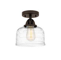 Nouveau Semi-Flush Mount Cast Brass