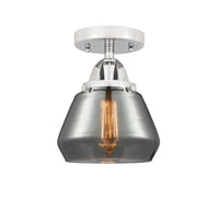 Nouveau Semi-Flush Mount Brushed Satin Nickel