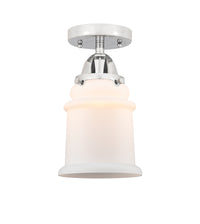 Nouveau Semi-Flush Mount Brushed Satin Nickel