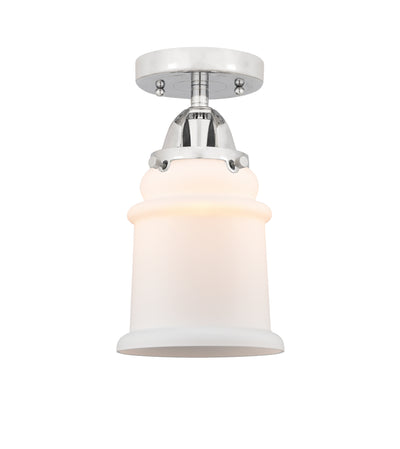 Nouveau Semi-Flush Mount Brushed Satin Nickel
