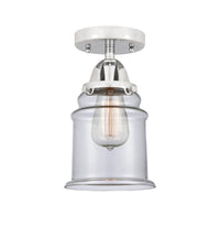 Nouveau Semi-Flush Mount Brushed Satin Nickel