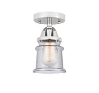 Nouveau Semi-Flush Mount Brushed Satin Nickel