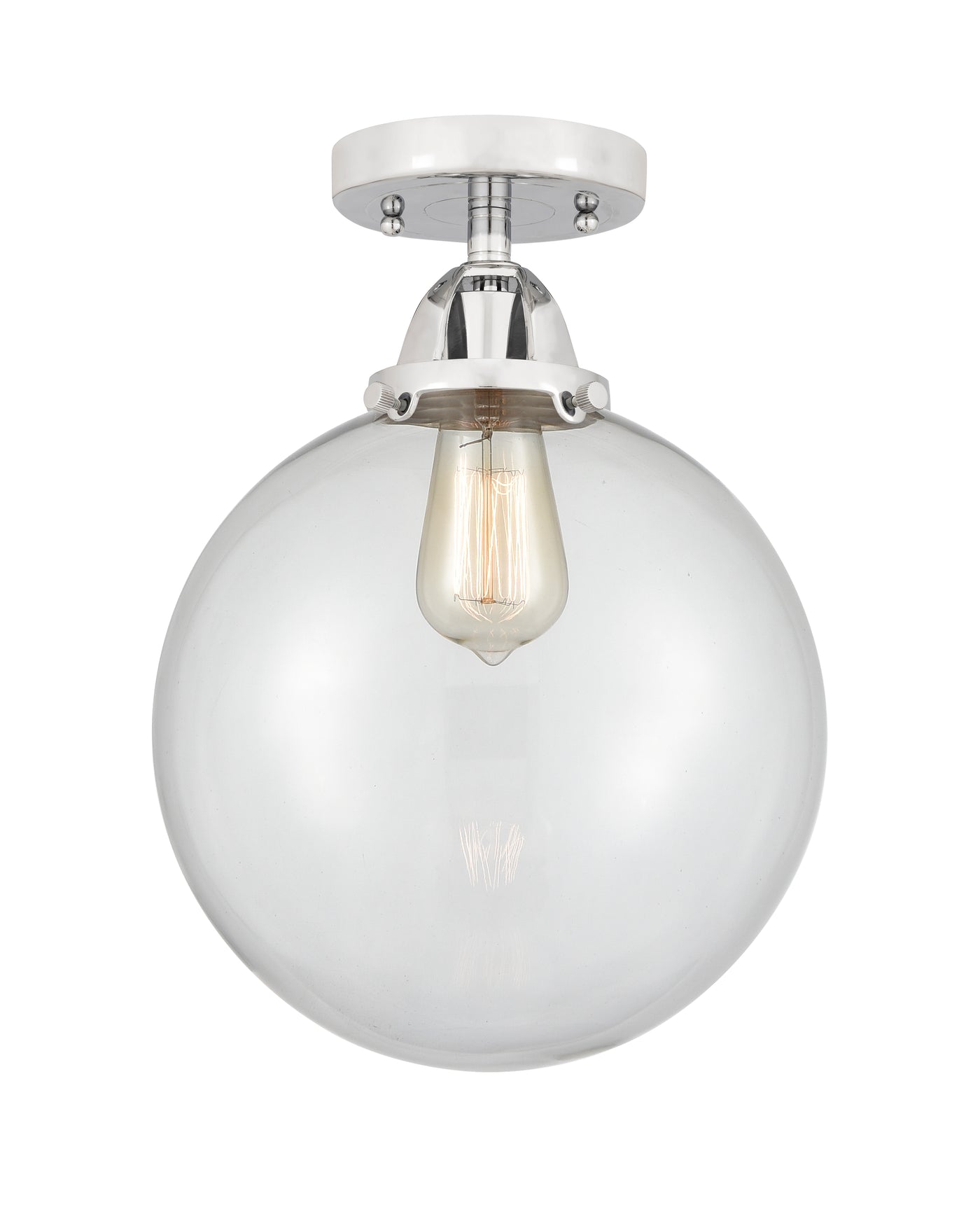 Nouveau Semi-Flush Mount Brushed Nickel