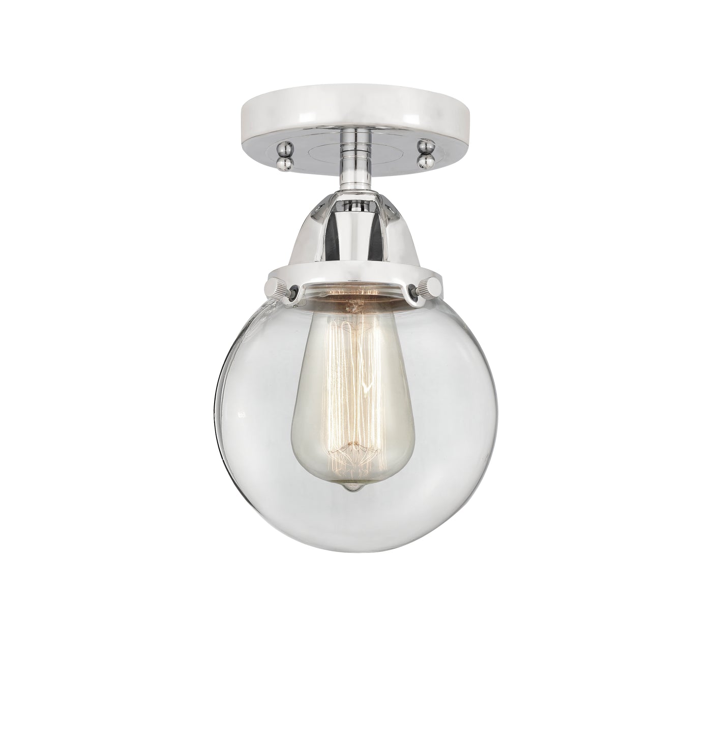 Nouveau Semi-Flush Mount Brushed Nickel