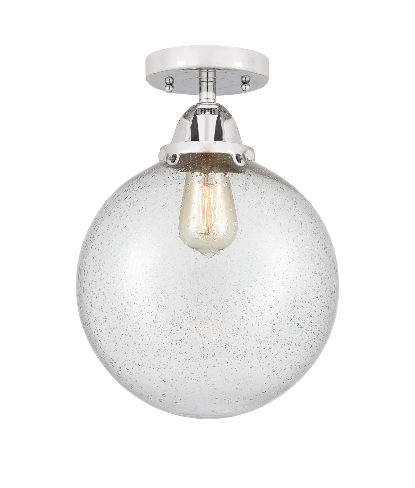 Nouveau Semi-Flush Mount Brushed Nickel