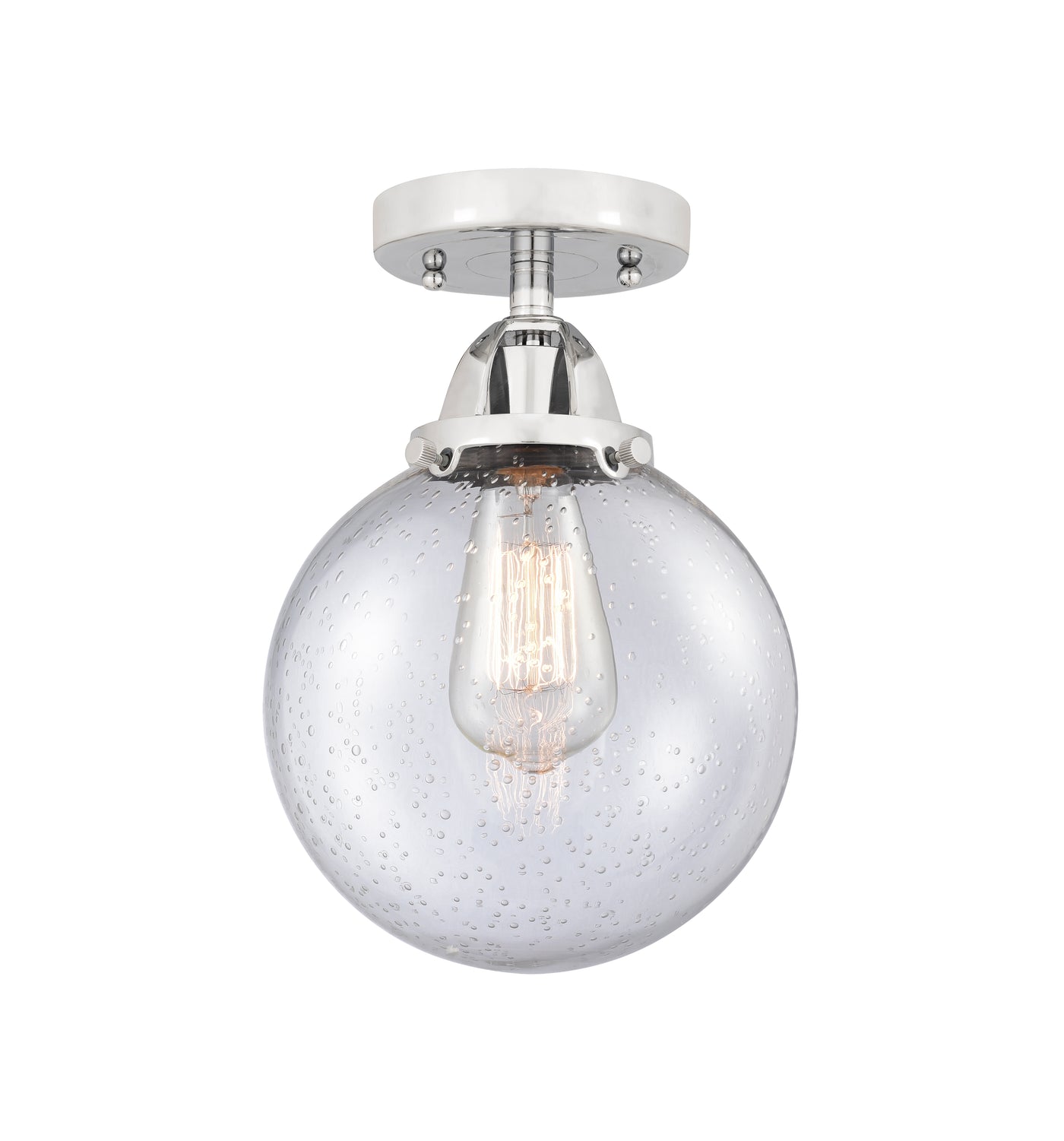 Nouveau Semi-Flush Mount Brushed Nickel