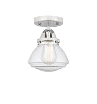 Nouveau Semi-Flush Mount Brushed Nickel