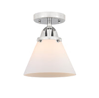 Nouveau Semi-Flush Brushed Satin Nickel