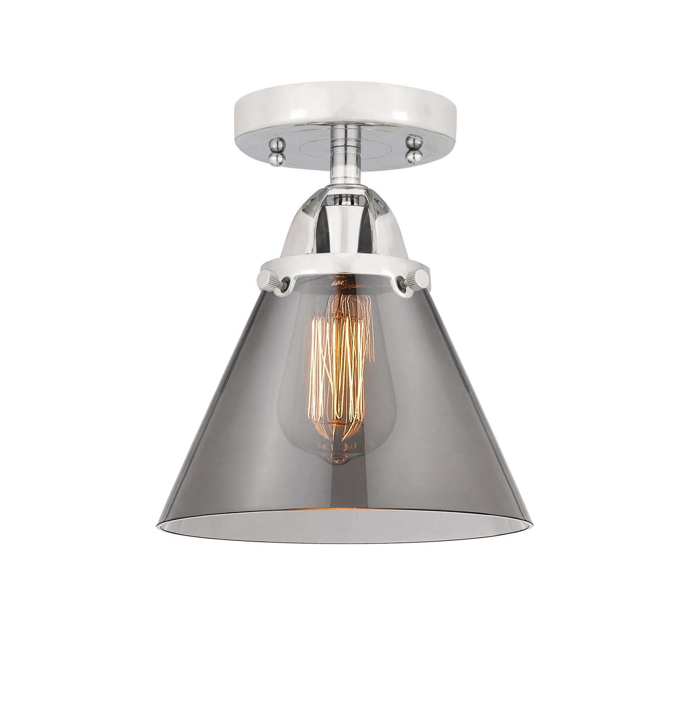 Nouveau Semi-Flush Mount Brushed Nickel