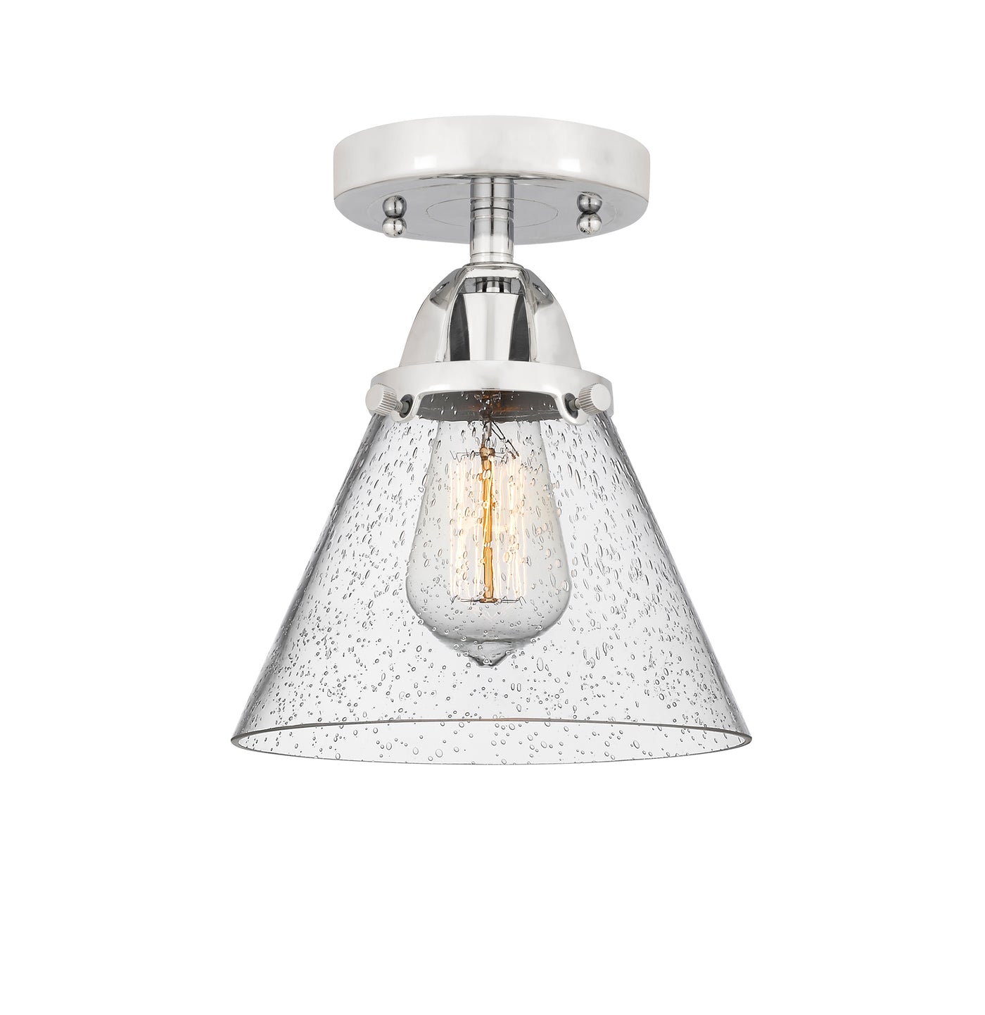 Nouveau Semi-Flush Mount Brushed Nickel