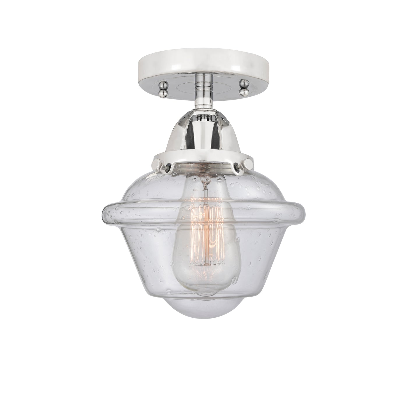 Nouveau Semi-Flush Mount Brushed Nickel