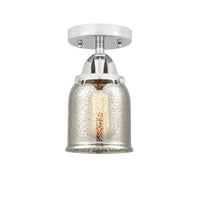 Nouveau Semi-Flush Mount Brushed Satin Nickel