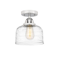Nouveau Semi-Flush Mount Cast Brass