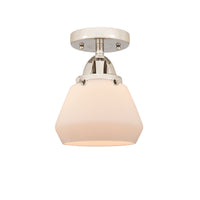 Nouveau Semi-Flush Mount Brushed Nickel