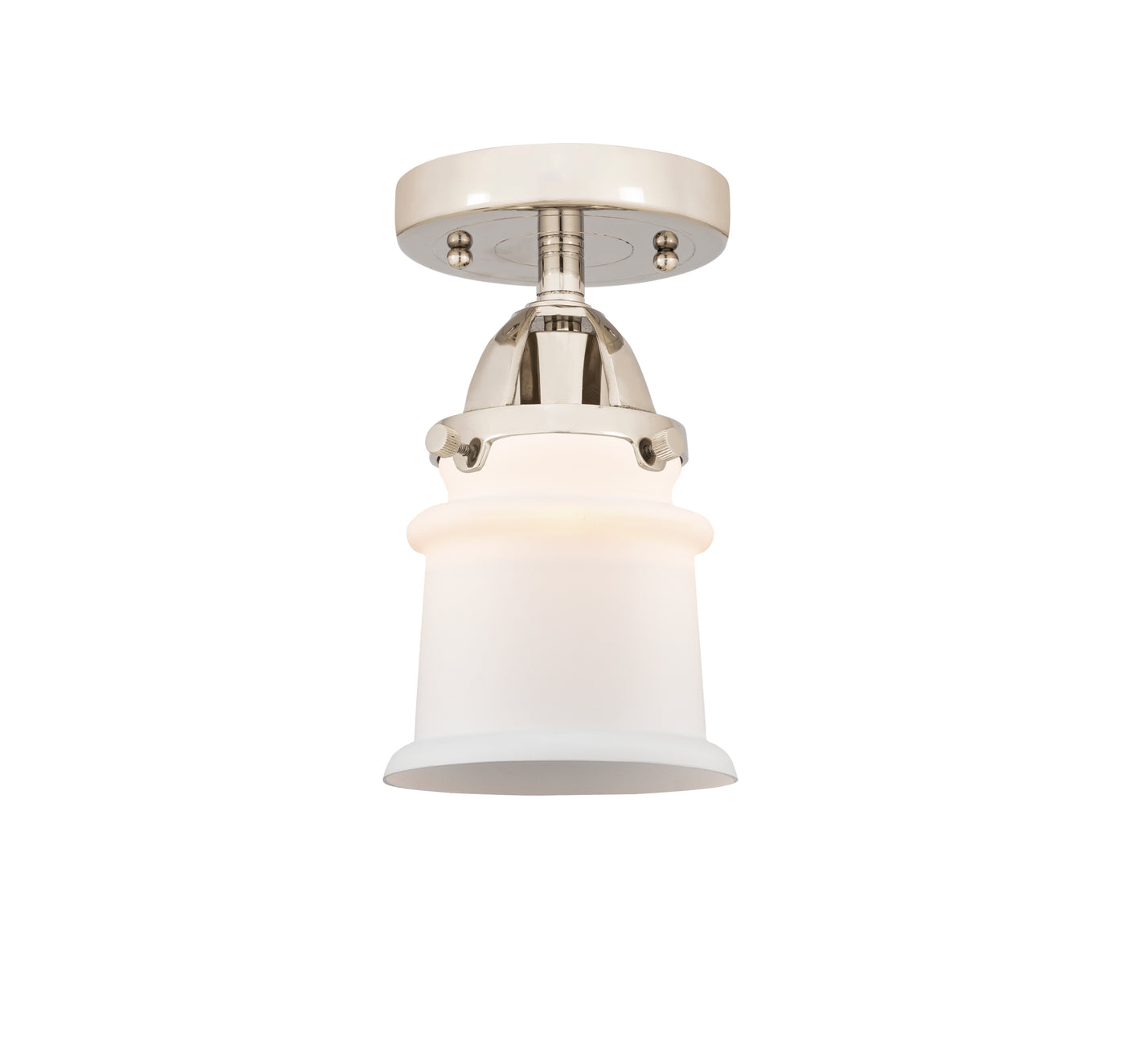 Nouveau Semi-Flush Mount Brushed Satin Nickel