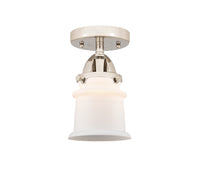 Nouveau Semi-Flush Mount Brushed Satin Nickel