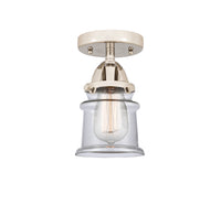 Nouveau Semi-Flush Mount Brushed Satin Nickel
