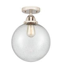 Nouveau Semi-Flush Mount Brushed Satin Nickel