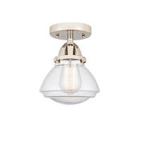 Nouveau Semi-Flush Mount Brushed Nickel