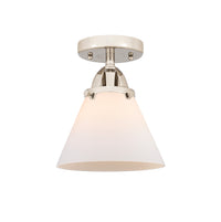Nouveau Semi-Flush Brushed Satin Nickel