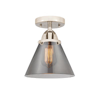 Nouveau Semi-Flush Mount Brushed Nickel