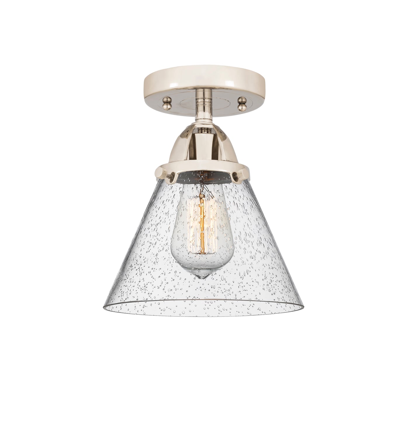 Nouveau Semi-Flush Mount Brushed Nickel