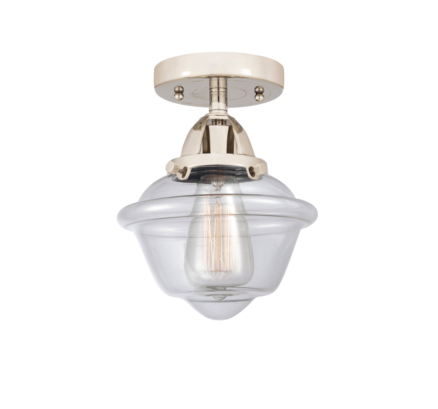 Nouveau Semi-Flush Mount Brushed Nickel