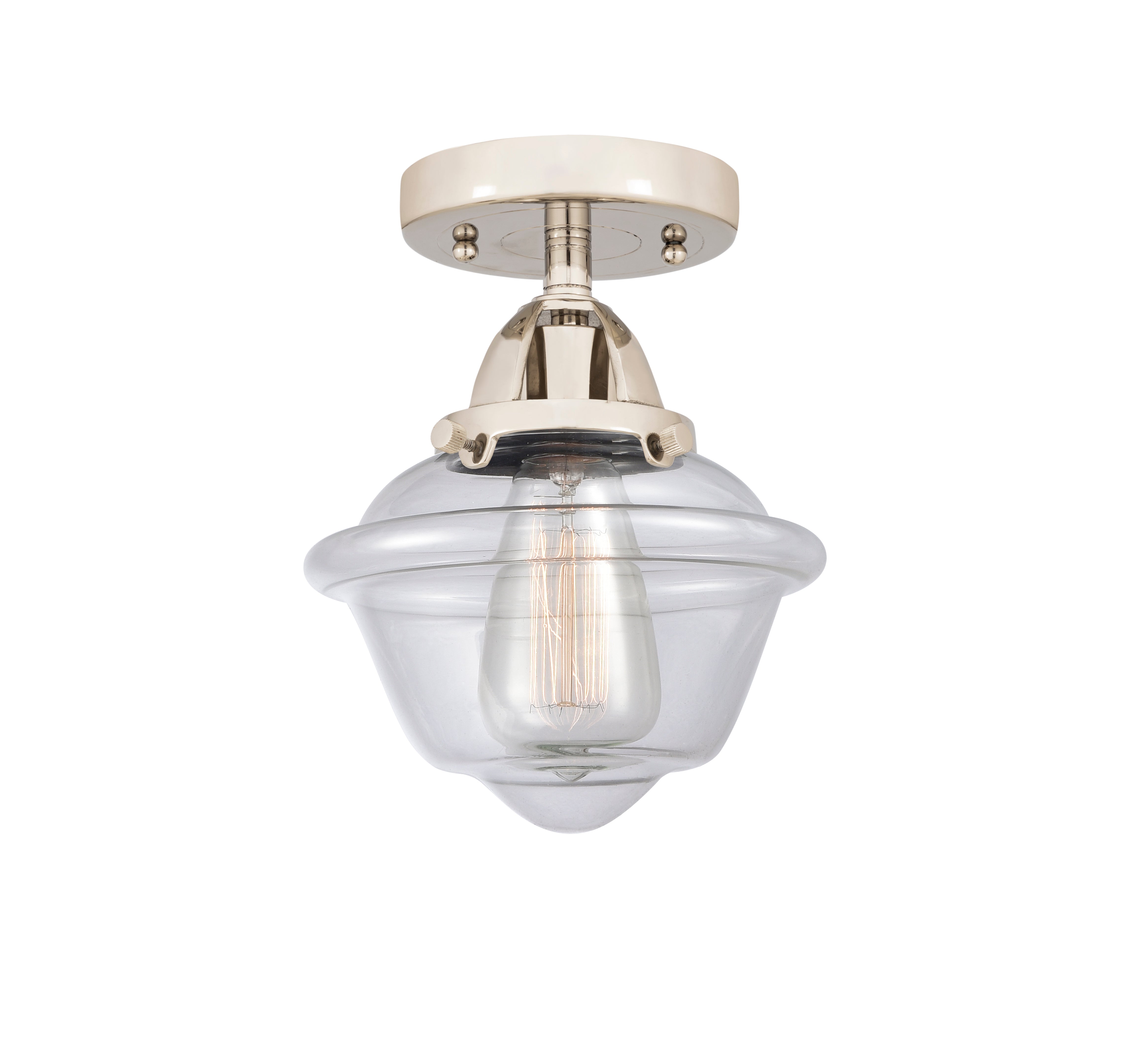 Nouveau Semi-Flush Mount Brushed Nickel