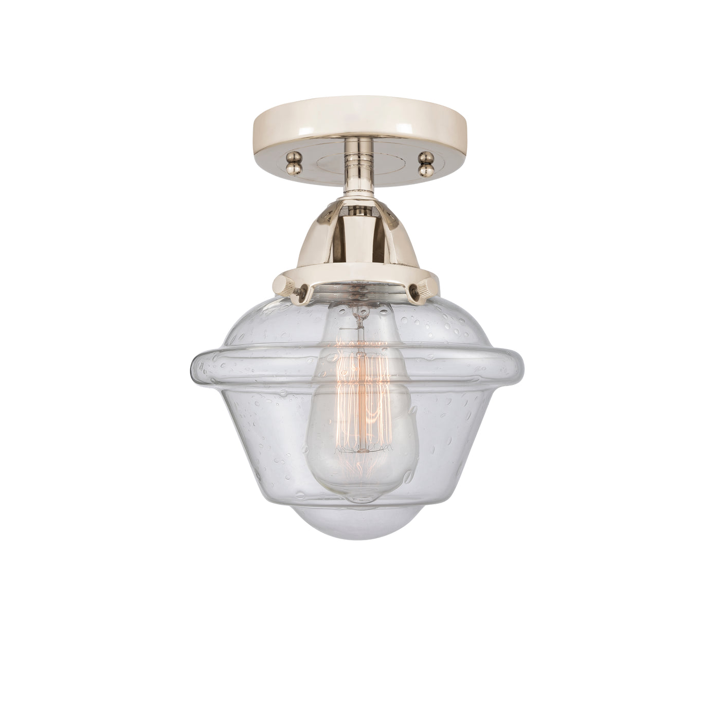 Nouveau Semi-Flush Mount Brushed Nickel